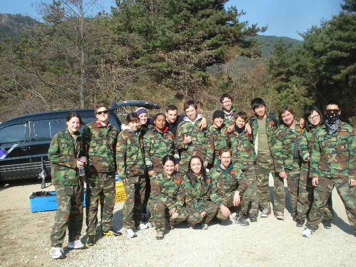 My Year in Daegu Namwon and Paintballing