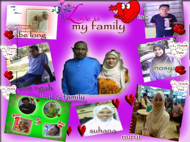 my lovely....family....sygg ma...syg abah...syg sme