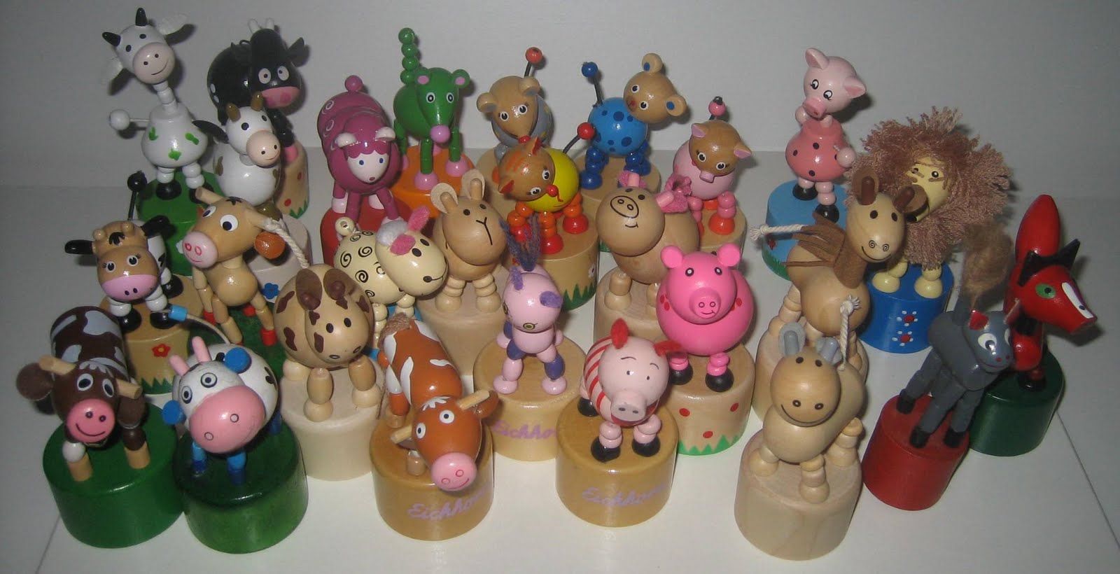 Pomsie's Push Puppets: Snapshot of my collection!