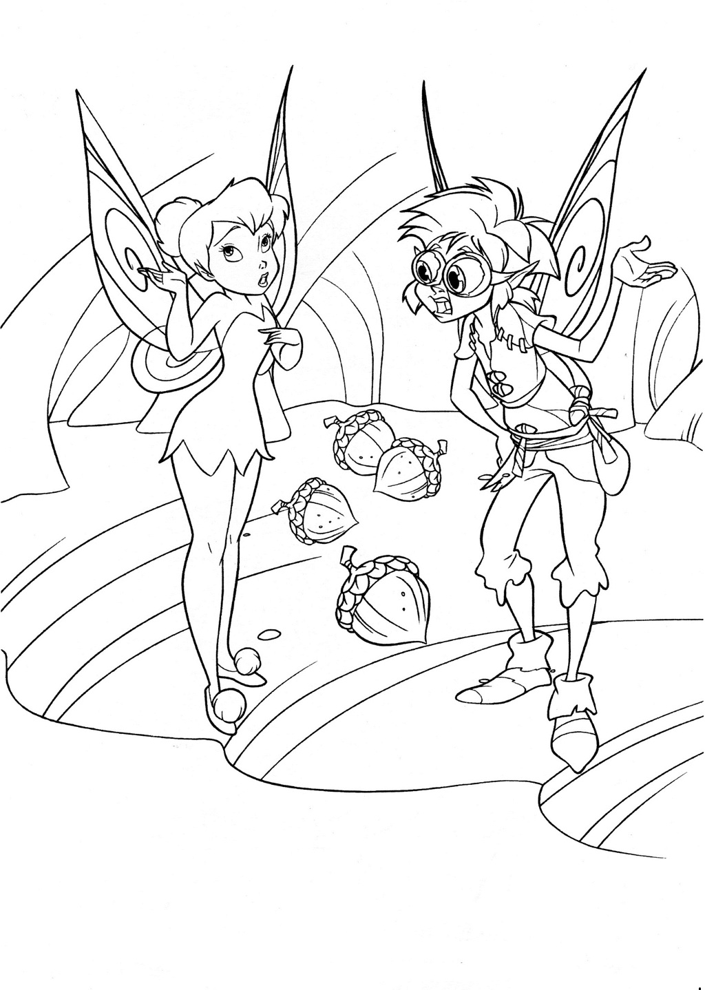 fairies disney coloring pages - photo #49