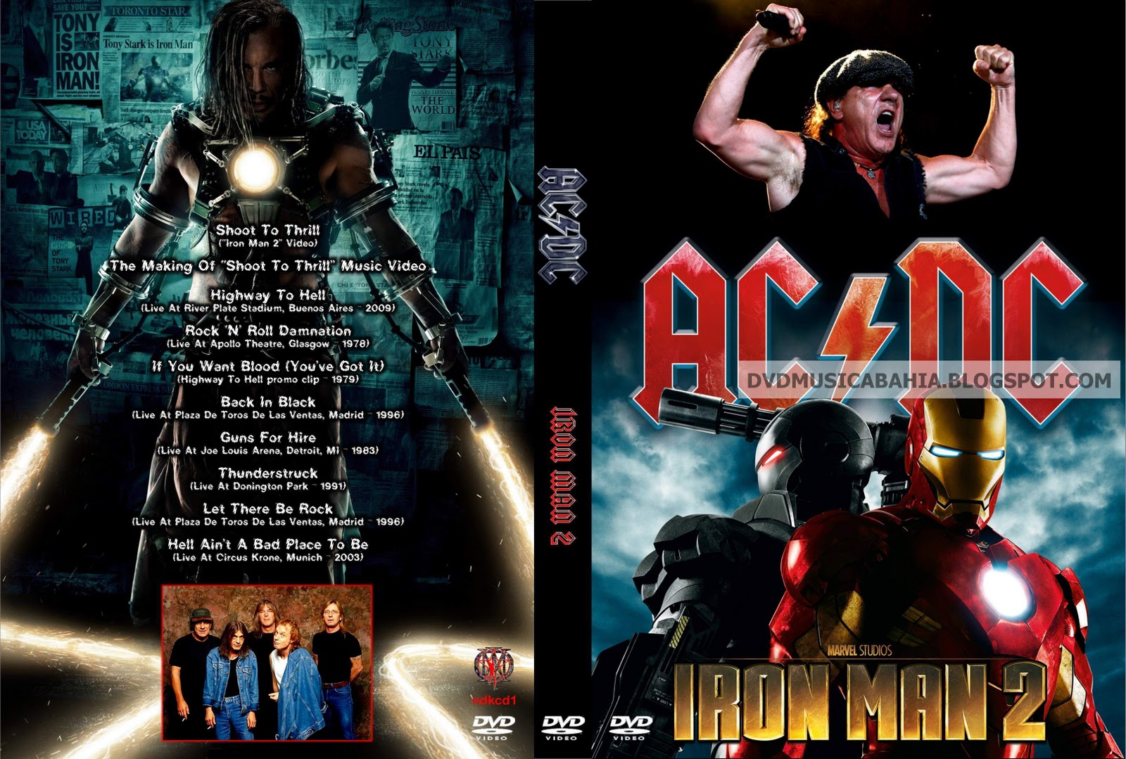 LOS MEJORES DVD DE MUSICA Y MAS....!!!!: AC-DC - IRON MAN 2 DELUXE DVD ...