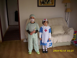 Enfermeiros muito especiais ( dois, dos meus netinhos )