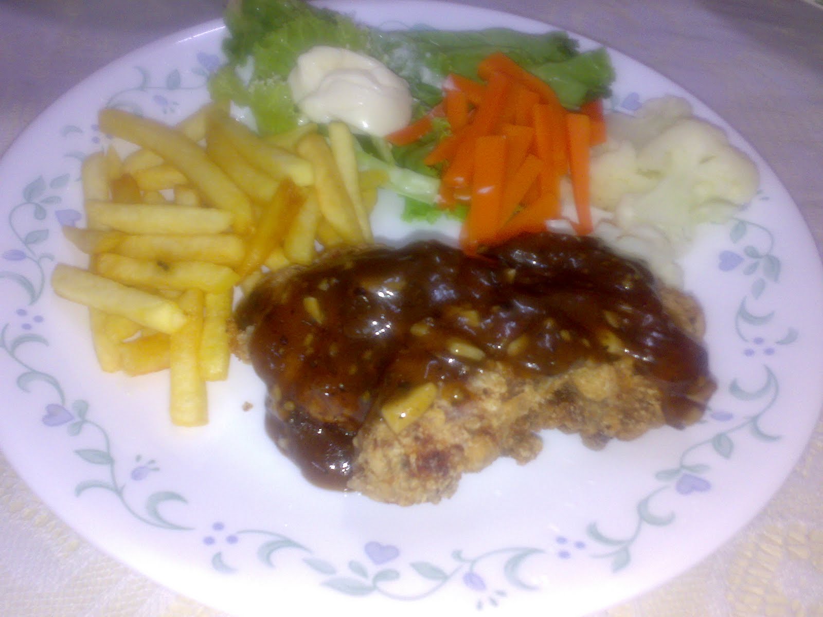 Cebisan Kenangan Dalam Kehidupan Resepi Black Pepper Chicken Chop by Laily