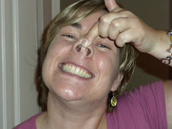 There was a roast pig so the picture theme was pig nose!