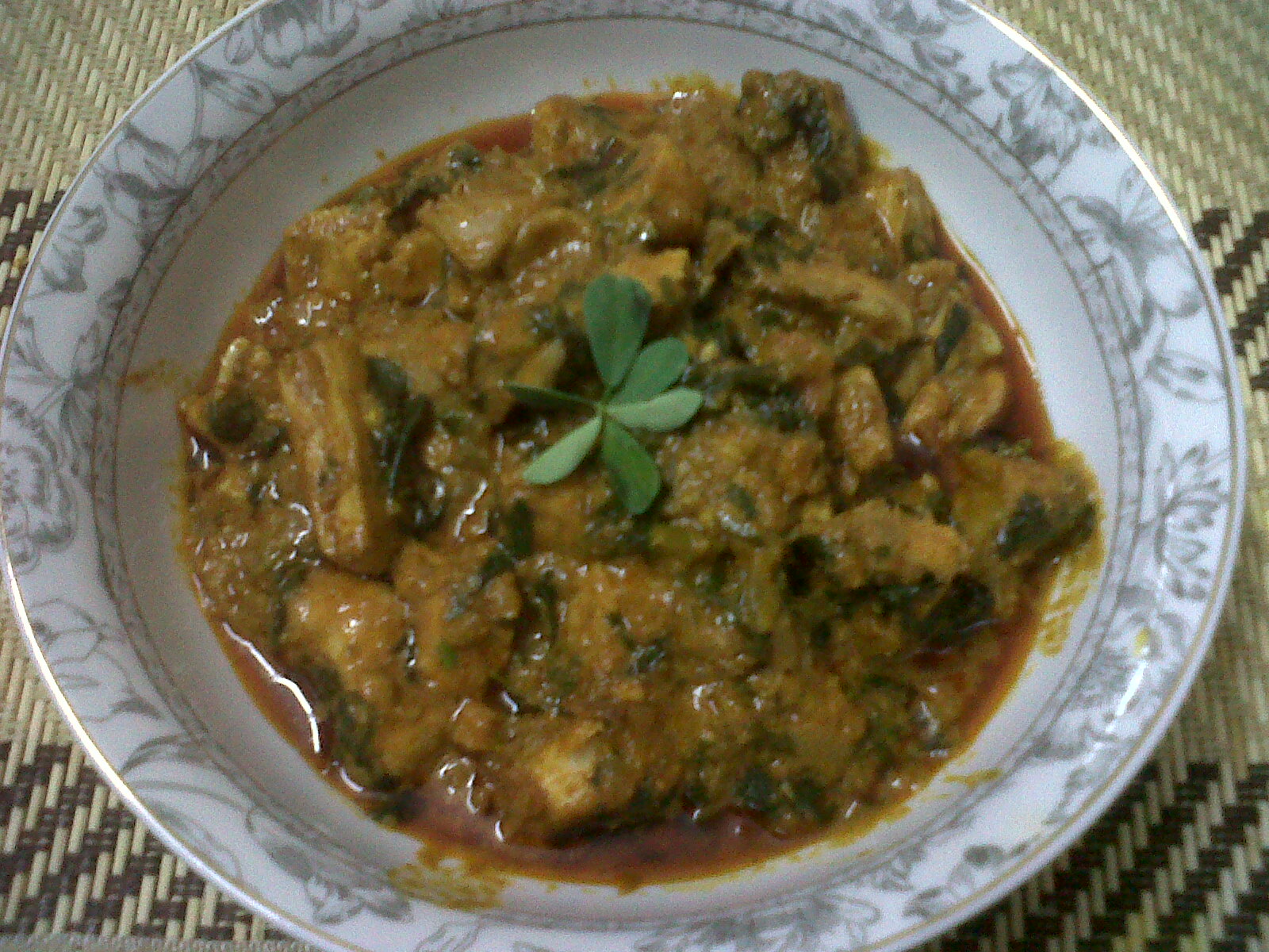 Shailu's Kitchen Methi Chicken