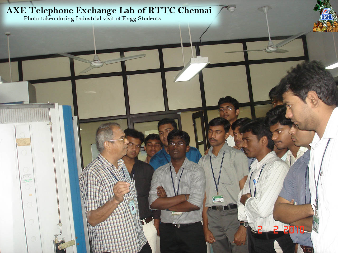Photos taken during Industrial Visit of