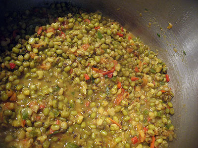 Mustard Mung Beans