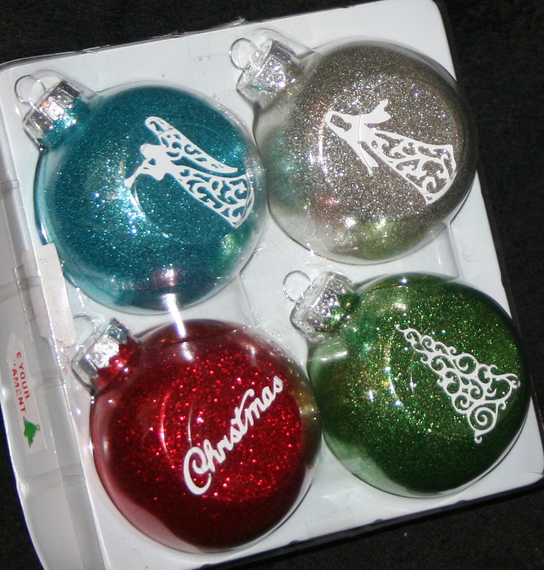 My Little Spot of Sanity Glitter & Vinyl Ornaments
