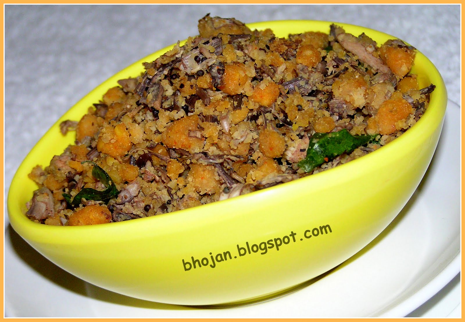 Bhojan Banana Flower Paruppu Usili