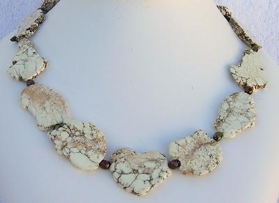 turquoise fire czech slab copper slabs bead polish