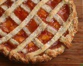 First-Prize Peach Pie with Lattice Crust
