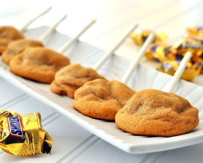Snickers Cookies on Sticks (or NOT)