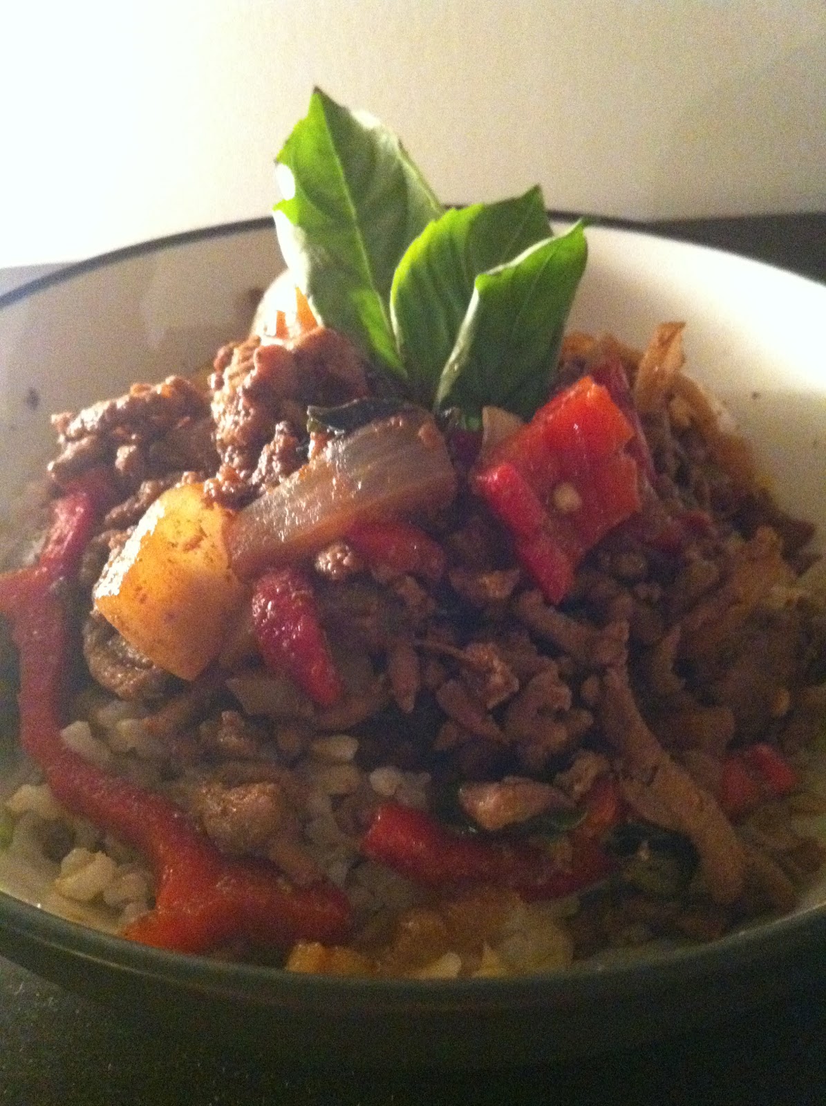 Liz in the Kitchen Thai Beef with Coconut Rice