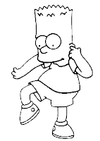 Dibujos Para Colorear De Bart Simpson