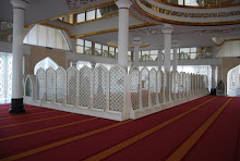 The Divider in the Mosque for Women Jemaah at Masjid Kristal Kuala Trengganu