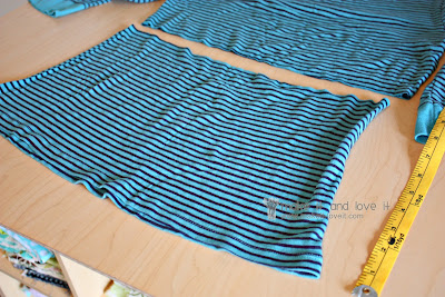 Re-purposing: Shirt(s) to Skirt with Tie | Make It & Love It