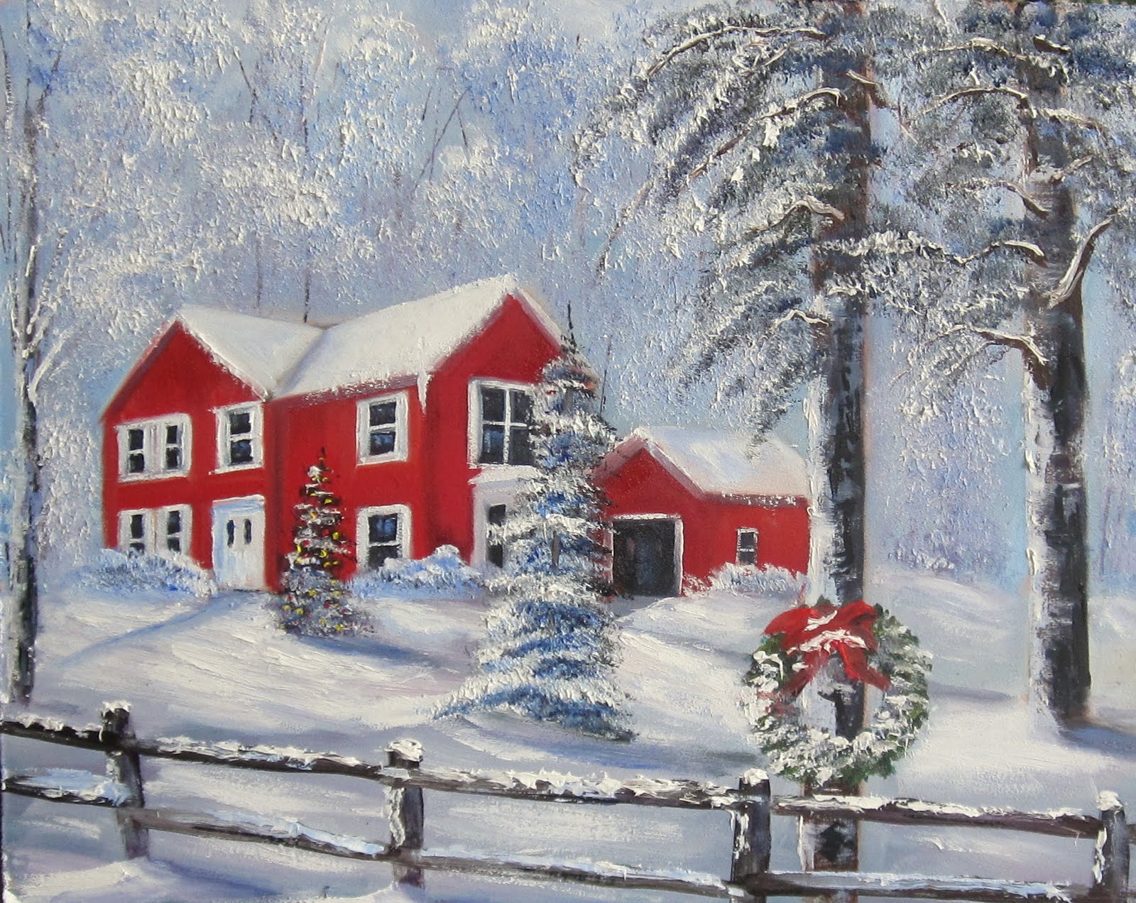 Davis galleries landscape art christmas in connecticut