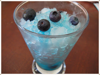 Blueberry on Blue Shaved Ice