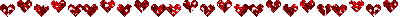 tiny blinking red hearts