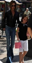 Victoria Beckham and their son
