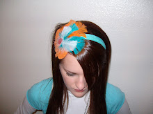 Feather/Flower Headband