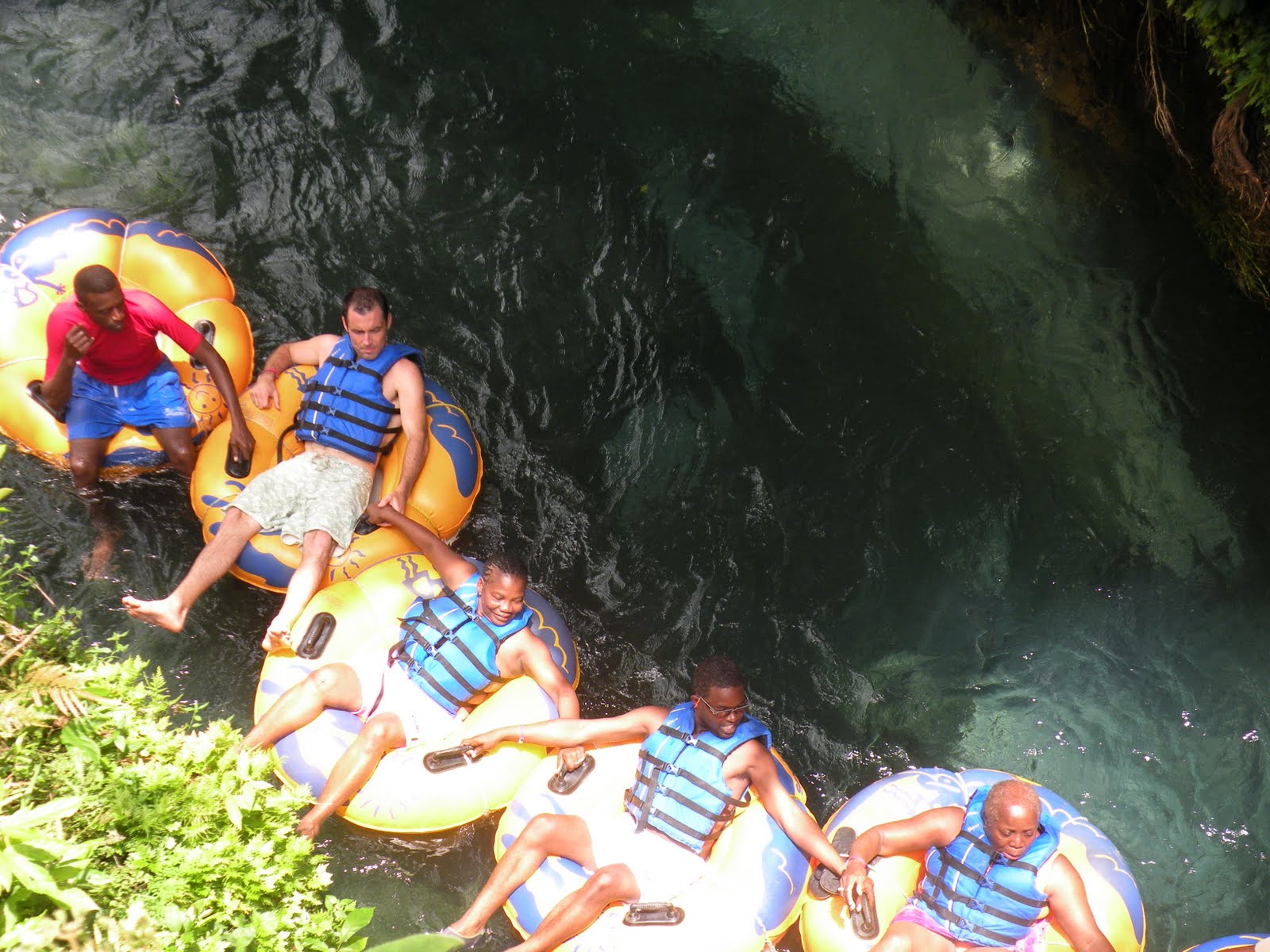 The Rotary Clubs of Western Jamaica River tubing at Chukka Caribbean