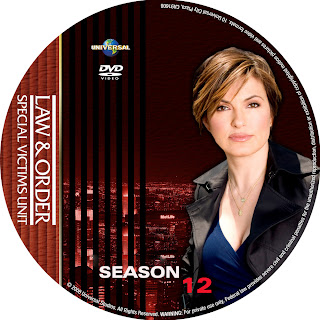 Minhas Capas: Capa DVD - Law & Order SVU Season 12