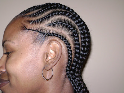 Kristen Lock @ the BlogSpot: Cornrows with no hair added