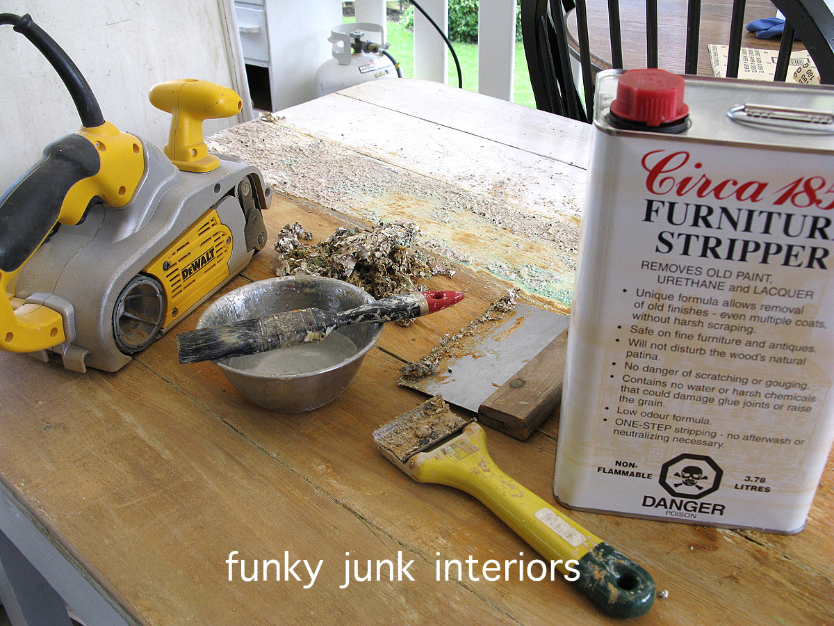 3000 Followers Event DIY paint removal tips Funky Junk