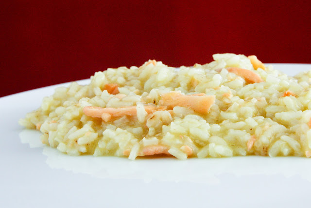 A Ojo: Salmon and Cava Risotto