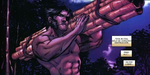 Wolverine construyendo, para variar