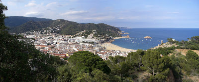 Tossa de Mar from the Ronda Way Tossa de Mar from the Ronda Way