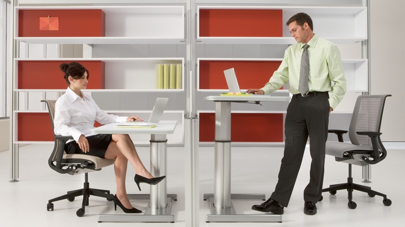 Welcome To A World Of Designers Airtouch The New Steelcase The Desk Has 2 Basic Components Adjule Foot And Work E It Is Very Easy To Adjust Can Go From Sitting Standing In Just 1