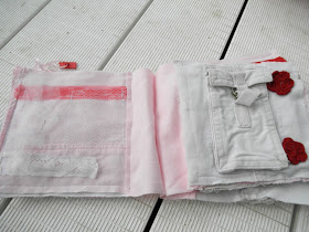 baby quiet book no felt levis and raw edged ideas