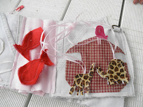 baby quiet book no felt levis and raw edged ideas