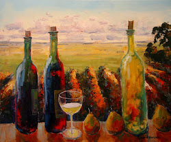 wine theme painting hansen paintings acrylic richard notes