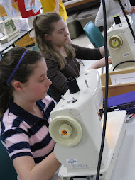 Anglea sewing - good times :)