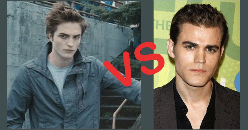 808 Twilight Blogs: Edward vs Stefan: Vampire Face-Off!