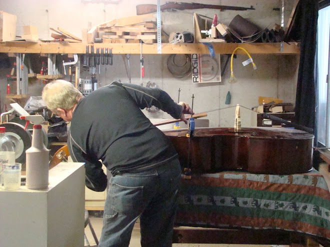 REPAIRS ON DOUBLE BASSES  AND OTHER STRING INSTRUMENTS AND BOWS IS AVAILABLE WITH DANIEL SEABOLT