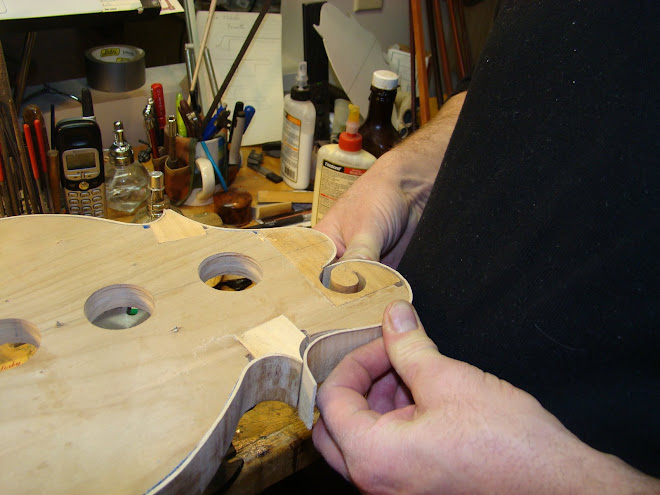 CREATING BEAUTIFUL DETAILS ARE ONE OF DAN'S GIFTS AS A LUTHIER
