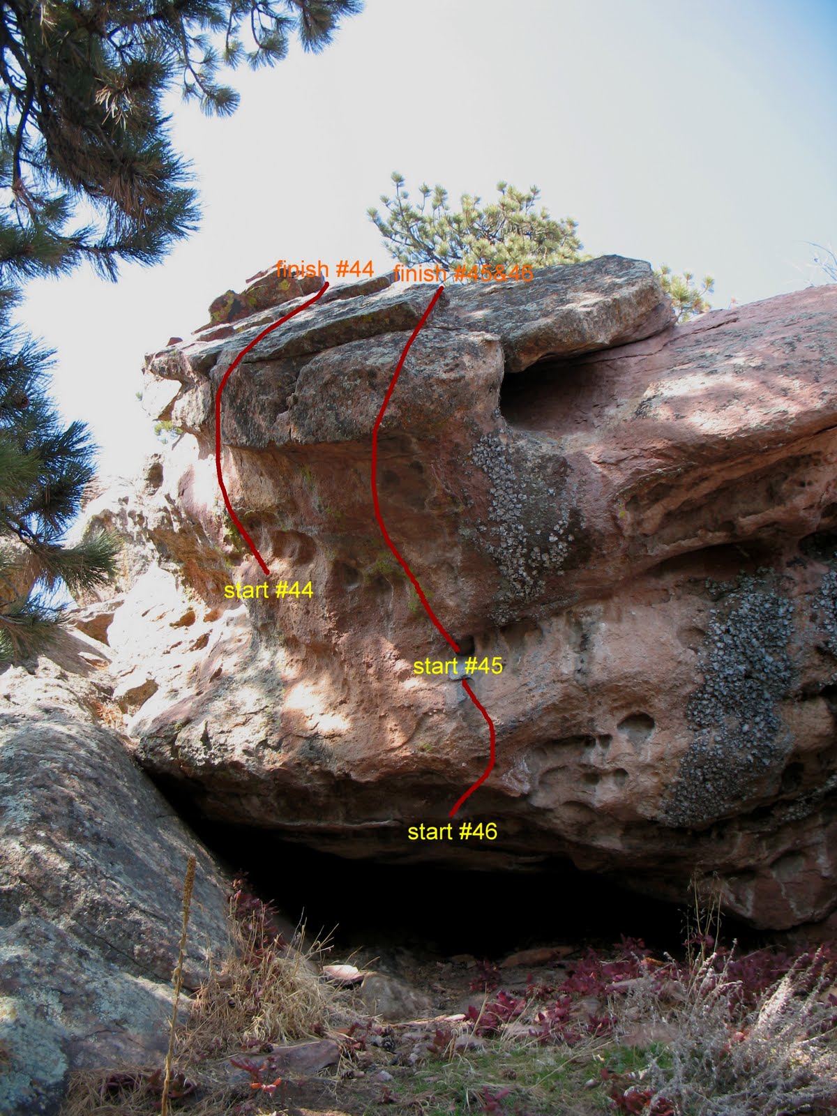 Flagstaff Mountain Bouldering Guide: Candel Area Miniguide