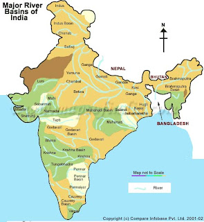 india map river basins