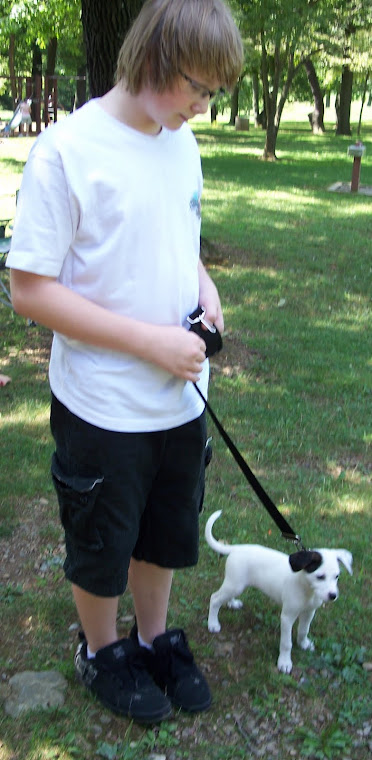 Denise's Son with Wayne's Pup