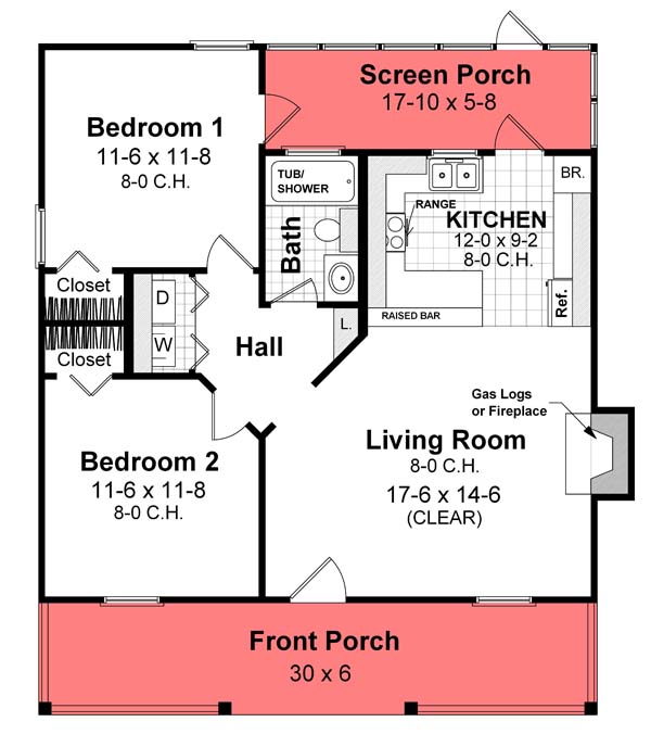 House Plans 800 Sq Ft 2 Bedroom