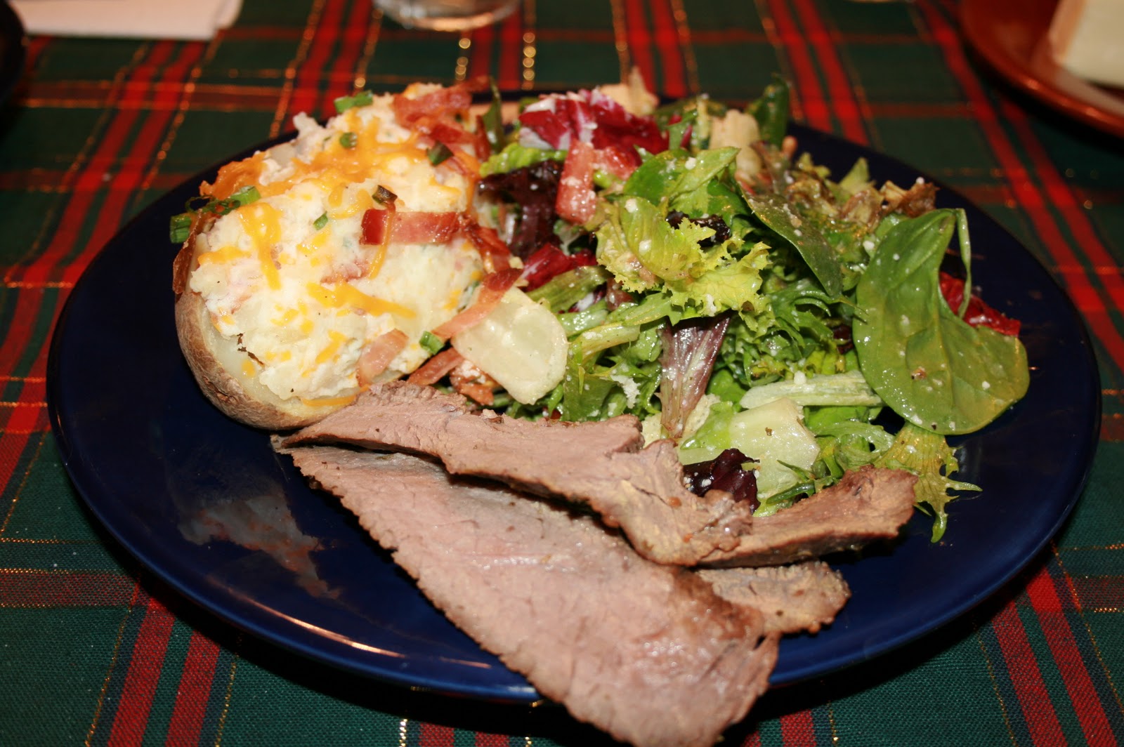 Spokane Dinner Club Killer Flank Steak and Ultimate Twice Baked Potatoes