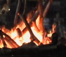 Bonfire at the Pow-wow, September, 2007