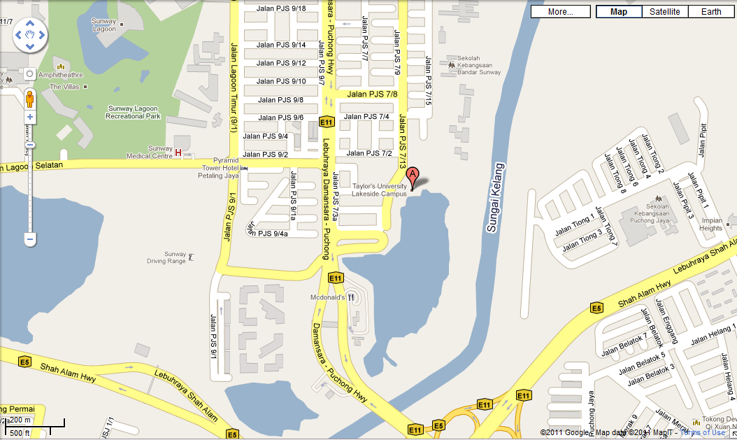 Taylor University Campus Map