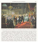 LA AVELLANEDA, ÚNICA MUJER EN LA CORONACION DE MANUEL QUINTANA además de ISABEL II.
