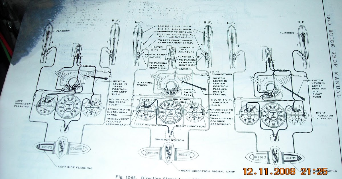 The Vintage Metal Blog: 1940 Buick Turn Signal rebuild