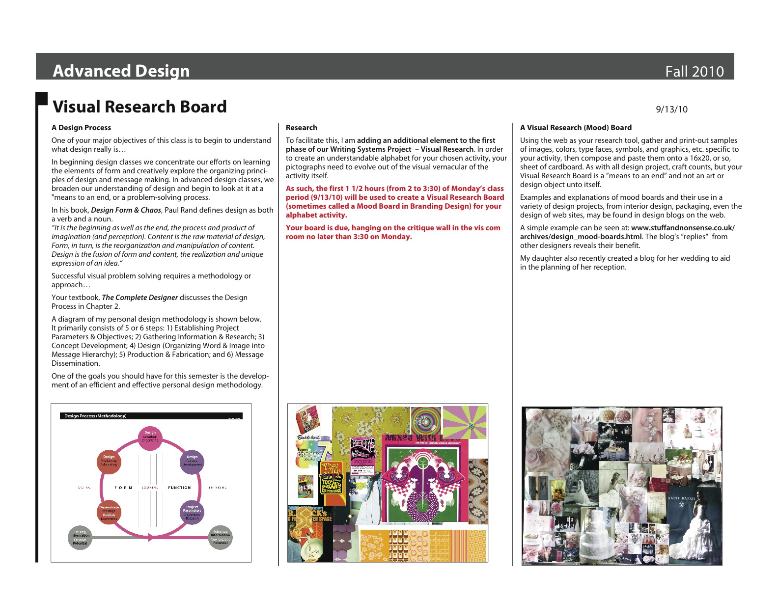 AD DES F10 LARRY Visual Research Board